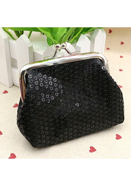 Moda Kadın Payetler Toka Mini Değişim Bozuk Para Cüzdanı Debriyaj Kullanışlı Cüzdan Çanta (Yurt Dışından) modelleri