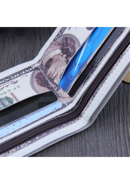 Sevimli Abd Doları Cüzdan Erkek Çocuk Erkek Pu Deri Para Çantası Yenilik Hediye Gençler Öğrenci Çanta Kadın Erkek Bozuk Para Kesesi (Yurt Dışından) indirimleri