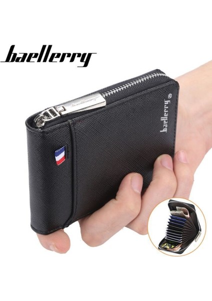 2022 Yeni Cüzdan Erkek Kısa Küçük Çok Fonksiyonlu El Kart Tutucu Pu Iş Fermuarlı Çanta Moda Yüksek Kaliteli Rahat (Yurt Dışından) modelleri