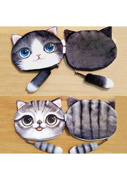 Çocuk Sevimli Yüz Kuyruk Madeni Para Çanta Çocuk Cüzdan Çanta Değişim Kılıfı Anahtar Tutucu (Yurt Dışından) fırsatları