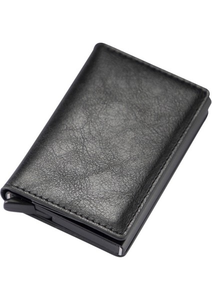 Yeni Erkek Kadın Akıllı Cüzdan Kredi Bankası Kart Tutucu Moda Çanta Alüminyum Alaşımlı Iş Rahat Mini Cüzdan Marka Pu Çanta (Yurt Dışından) indirimleri