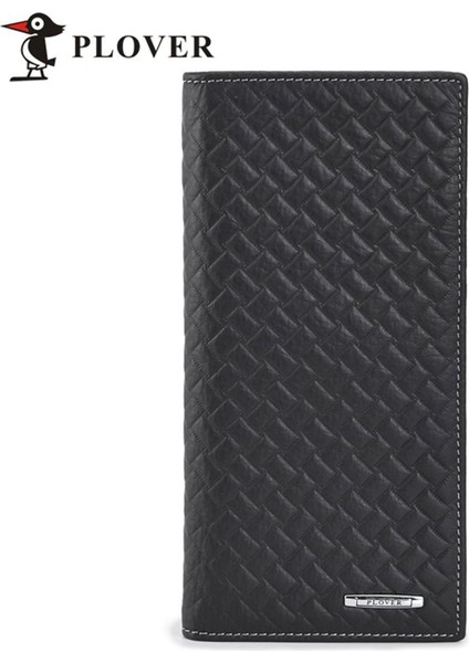 Plover GD5907-8A Inek Derisi Iş Uzun Ince Cüzdan Kredi Crad Tutucu (Yurt Dışından)