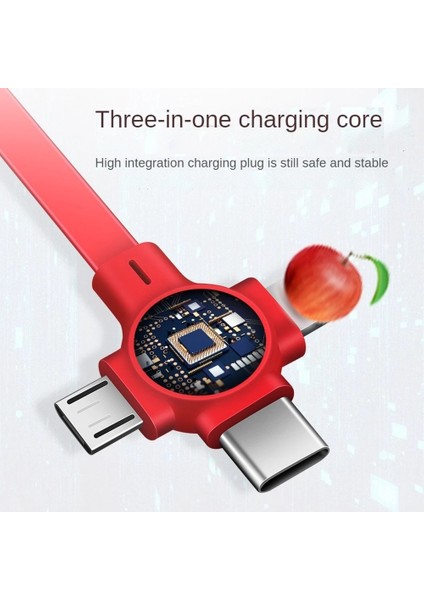 4in1 Geri Çekilebilir USB Tip C Mikro USB Şarj Kablosu IPHONE13 12 Pro ile Telefon Standı 3in1 2in1 Taşınabilir Şarj Veri Kablosu (Yurt Dışından) modelleri