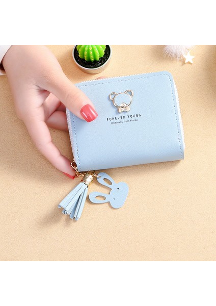 Yeni Kadın Cüzdan Kısa Tarzı Karikatür Sevimli Ayı Cüzdan Bozuk Para Çantaları Çanta Kız Küçük Bayan Cüzdan Kredi Kartı Tutucusu Bolsa (Yurt Dışından) modelleri