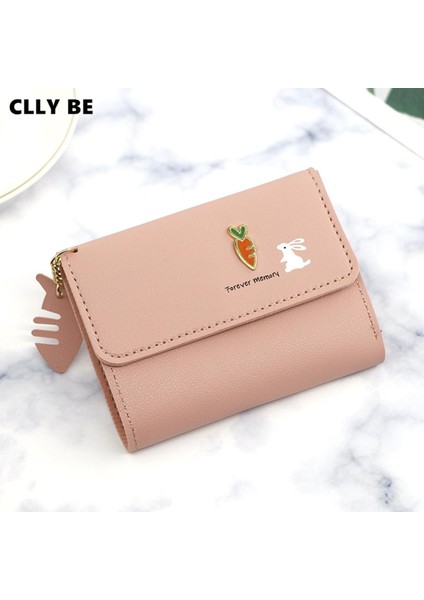 2020 Sevimli Cüzdan Bozuk Para Cüzdanı Kızlar Için Bayan Kart Çantası Cüzdan Çok Fonksiyonlu Tavşan ve Havuç Bozuk Para Cüzdanı (Yurt Dışından)
