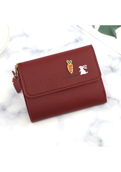 2020 Sevimli Cüzdan Bozuk Para Cüzdanı Kızlar Için Bayan Kart Çantası Cüzdan Çok Fonksiyonlu Tavşan ve Havuç Bozuk Para Cüzdanı (Yurt Dışından) fiyatları
