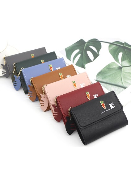 2020 Sevimli Cüzdan Bozuk Para Cüzdanı Kızlar Için Bayan Kart Çantası Cüzdan Çok Fonksiyonlu Tavşan ve Havuç Bozuk Para Cüzdanı (Yurt Dışından) indirimleri