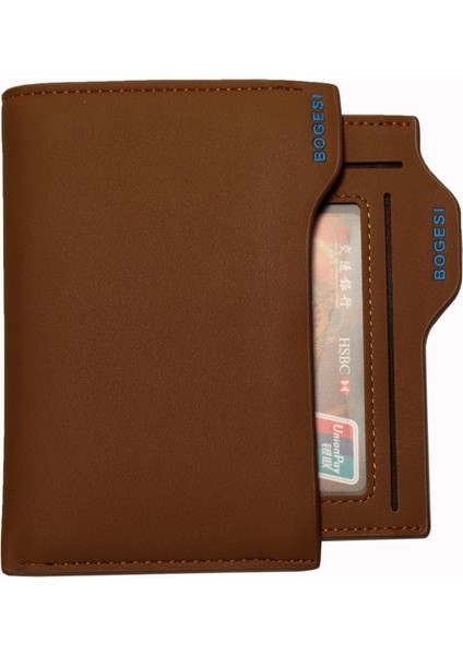 Cüzdan Erkek Cüzdanı Erkek Cüzdanı Orta Uzunlukta Çoklu Kart Bozuk Para Cüzdanı Çok Fonksiyonlu Retro Moda (Yurt Dışından)