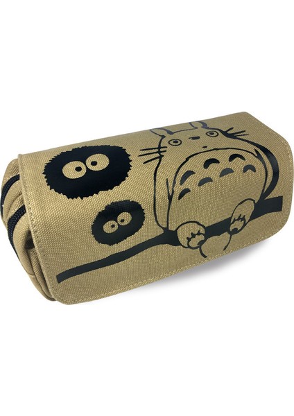 Totoro Kedi Hiçbir Yüz Adam Anime Kalem Kutusu Cüzdan Çanta Fermuarlar Okul Malzemeleri Kırtasiye Erkek Kız Hediyeler (Yurt Dışından) fırsatları