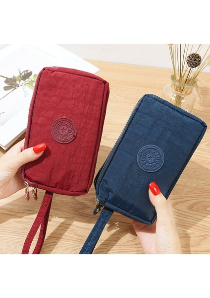 Yeni Kadın Cüzdan Bayan Kanvas Debriyaj Para Telefon Kart Tutucu Çanta Uzun Çanta Cüzdan Yüksek Kaliteli Akşam Çanta (Yurt Dışından) indirimleri