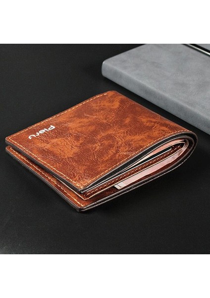 Yeni Retro Erkek Cüzdan Pu Deri Ince Cüzdan Erkek Ince Cüzdan Kart Sahibinin Küçük Para Çantalar Dolar Ince Çanta Unisex Cüzdan (Yurt Dışından) modelleri