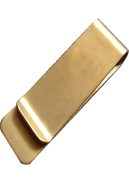 Paslanmaz Çelik Pirinç Banknot Tutucu Kredi Kartı Kimlik Nakit Cüzdan Para Klipleri (Yurt Dışından) fırsatları
