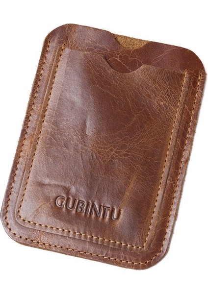 1 Adet Hakiki Deri Ince Cüzdan Kredi Kimlik Kartı Tutucu Çanta Para Durumda Erkekler Kadınlar Için Moda Çanta Kartvizit Kapağı (Yurt Dışından) fiyatları