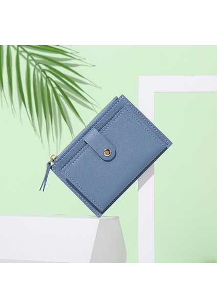 Pu Deri Kadın Kısa Cüzdan Moda Sevimli Küçük Çanta Fermuar Cüzdan Kart Sahibinin Nakit Klip Debriyaj (Yurt Dışından) modelleri
