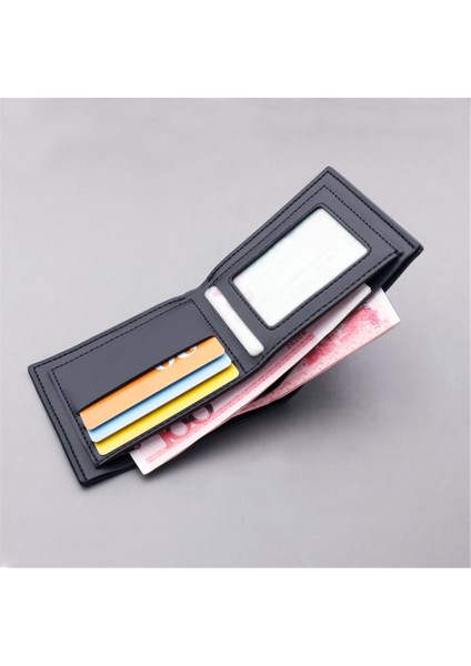 Erkek Katlanabilir Cüzdan Pu Deri Kısa Bozuk Para Cüzdanı Erkek Kredi Bankası Kartvizitlik Kılıf Taşınabilir Cep Debriyaj Para Çantaları (Yurt Dışından) modelleri