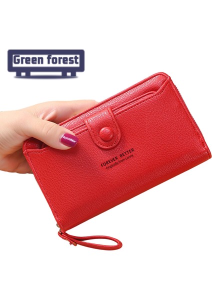 Yeşil Orman Debriyaj Çanta Pürüzsüz Fermuarlı Çok Fonksiyonlu Çanta Debriyaj Çanta (Yurt Dışından) fiyatları