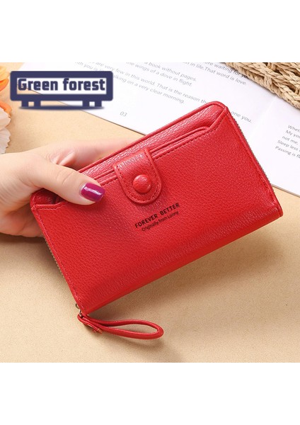 Yeşil Orman Debriyaj Çanta Pürüzsüz Fermuarlı Çok Fonksiyonlu Çanta Debriyaj Çanta (Yurt Dışından) modelleri