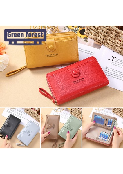 Yeşil Orman Debriyaj Çanta Pürüzsüz Fermuarlı Çok Fonksiyonlu Çanta Debriyaj Çanta (Yurt Dışından) indirimleri