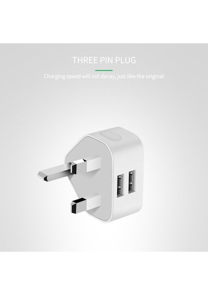 Evrensel Ingiltere Tak 3 Pin Duvar Şarj Adaptörü 1/2/3 USB Bağlantı Noktaları Şarj iPhone Samsung Huawei 5 V 1A 2A 3A Mobil Şarj Cihazı (Yurt Dışından) indirimleri