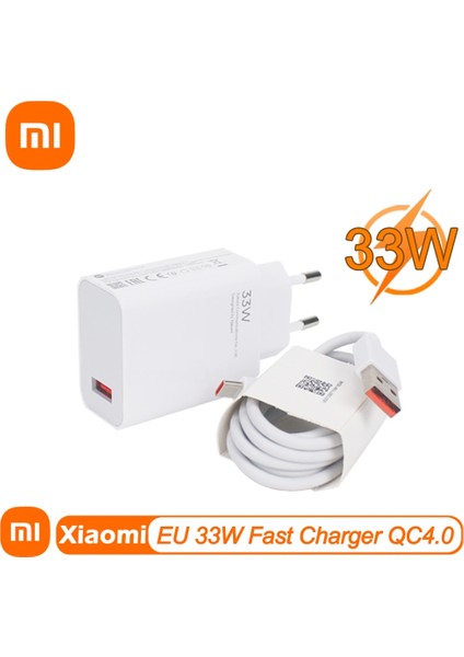 Xiaomi 33W Ab Orijinal Süper Hızlı Şarj Cihazı Qc4.0 Tip C 5A Veri Kablosu Için Mi 11 10 Redmi K30 Pro 10X Pro Redmi Not 9 8 10T (Yurt Dışından) fiyatları