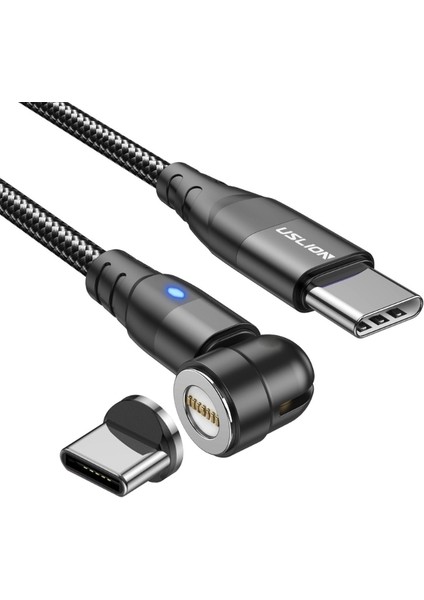 2022 Yeni Manyetik Şarj Kablosu 3 In 1 Tip C Pd 60W 3A Hızlı Şarj Veri Aktarımı Manyetik Telefon Şarj Kablosu Tablet Için (Yurt Dışından) modelleri