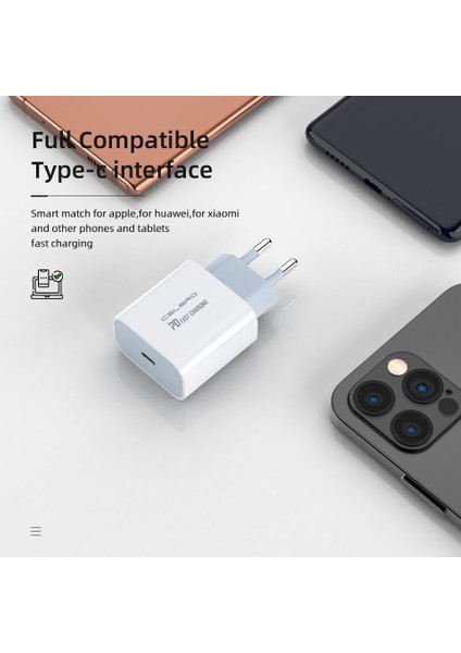 Hızlı Şarj Cihazı Pd 20W Adaptör iPhone 12 Telefon Şarj Cihazı USB Type-C Bağlantı Noktası Hızlı Şarj Kafası Aşırı Yük Koruması (Yurt Dışından) fırsatları