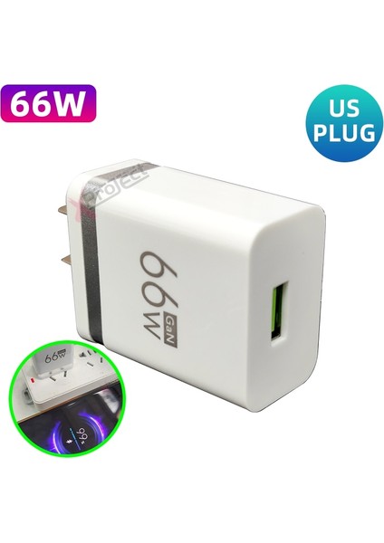 66W USB Şarj Aleti Adaptörü Süper Hızlı Şarj iphone 14 13 12 Samsung Huawei Xiaomi Tablet Hızlı Şarj Cihazı Telefon Şarjı Için (Yurt Dışından)