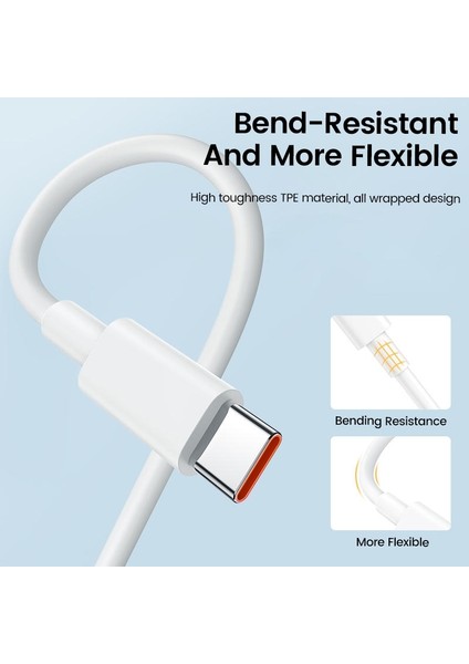 Xiaomi 120W 67W USB C Kablo Şarj Hızlı Şarj Turbo Tipo 6A Qc3.0 Şarj Cihazı Tip C Mi 12 11 10 Pro Poco F3 F4 Redmi Not 11 (Yurt Dışından) fiyatları