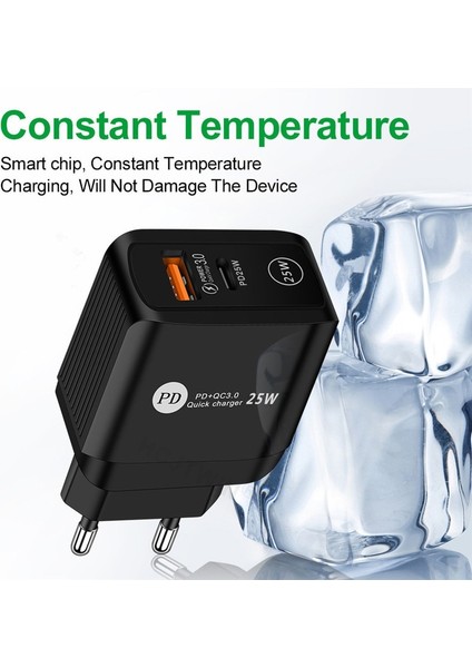 25W Pd USB Şarj Aleti Iphone x 7 8 11 12 13 Pro Max Hızlı Şarj Cihazı Tip C Samsung A12 A13 A52 A53 A73 Hızlı Şarj Adaptörü (Yurt Dışından) modelleri