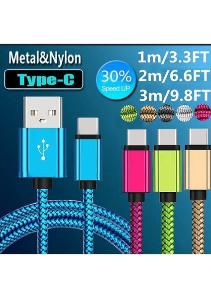 USB C Tipi Kablo Şarj Cihazı Için Huawei P30 P20 Lite Pro Mate 10 20 Pro Huawei Onur V20 10 9 8 Navo 2 3 3i 4e Kabloları (Yurt Dışından) indirimleri