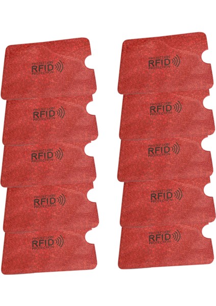 Microgood 10 Adet Taşınabilir Anti-Ic Rfıd Kredi Bankası Kimlik Kartı Kol Koruyucu Kılıf (Yurt Dışından) modelleri