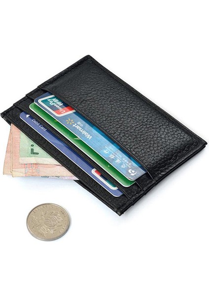 Microgood Erkek Ince Kredi Kartı Tutucu Suni Deri Cüzdan Para Harçlık Çanta Çanta (Yurt Dışından) modelleri