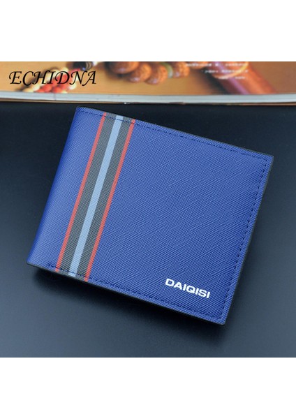 Echıdna Erkek Cüzdan Su Geçirmez Basit Stil Gündelik Ikiye Katlanmış Erkek Kart Cüzdanı (Yurt Dışından) fiyatları