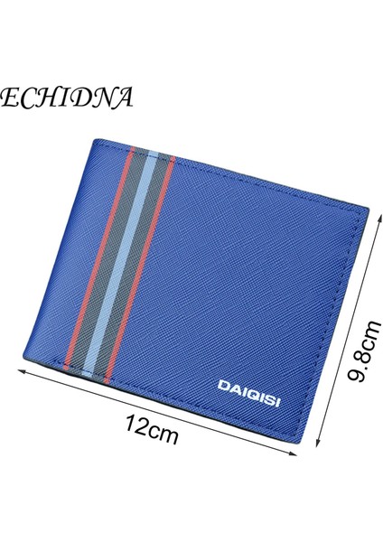 Echıdna Erkek Cüzdan Su Geçirmez Basit Stil Gündelik Ikiye Katlanmış Erkek Kart Cüzdanı (Yurt Dışından) modelleri