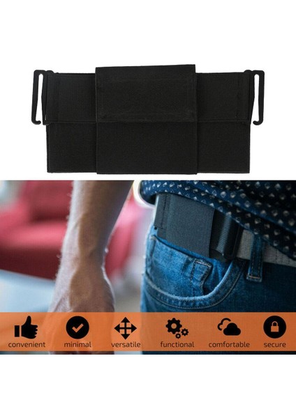 Minimalist Görünmez Cüzdan Moda Serin Mini Çanta Anahtar Kartlı Telefon Pratik Yeni Açık Ultra Ince Çanta Bel Çantası (Yurt Dışından) fiyatları