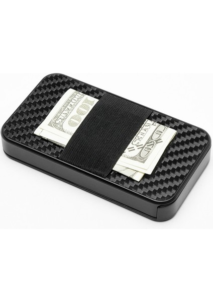 Bısı Goro Özel Ad Karbon Fiber Akıllı Cüzdan Rfıd Engelleme Kart Tutucu Güvenlik Alüminyum Kasa Kart Cartera Para Para Cüzdanı (Yurt Dışından)