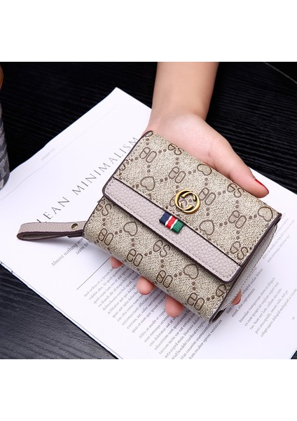 Yfashion Küçük Cüzdan Kızlar Için Retro Baskı Çoklu Kart Yuvası Bozuk Para Cüzdanı Büyük Kapasiteli Kart Tutucu Kadın Hediyeler Için (Yurt Dışından) modelleri