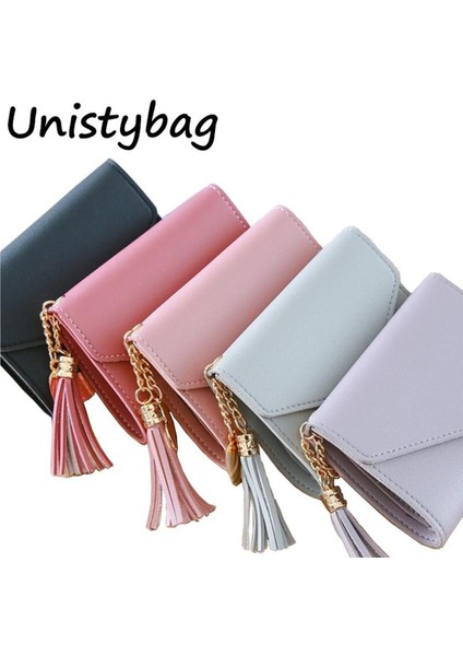Unistybag Cüzdan Kadın Tasarımcı Çanta Moda Mini Cüzdan Çile Para Çantalar Kadınlar Için Katı Debriyaj Çanta Yeni Organizatör Cüzdanlar (Yurt Dışından)