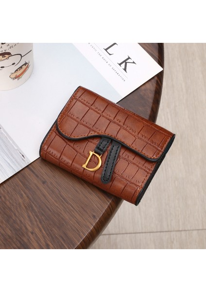 2022 Yeni Küçük Kart Çantası Kadın Zarif High-End Kompakt Çoklu Kart Hafif Lüks Net Kırmızı Niş Tasarım Timsah (Yurt Dışından) fiyatları