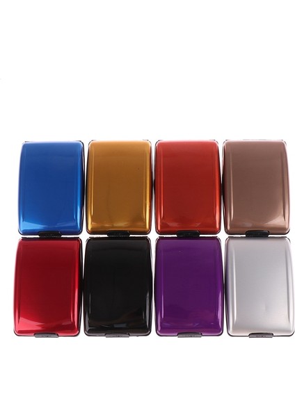 Yeni Güvenli Rfıd Para Yatırma ve Çekme Cüzdan Kredi Kartı Tutucu Cüzdan Erkek Kadın Metal Rfıd Vintage Alüminyum Çanta Dropshipping (Yurt Dışından) fiyatları