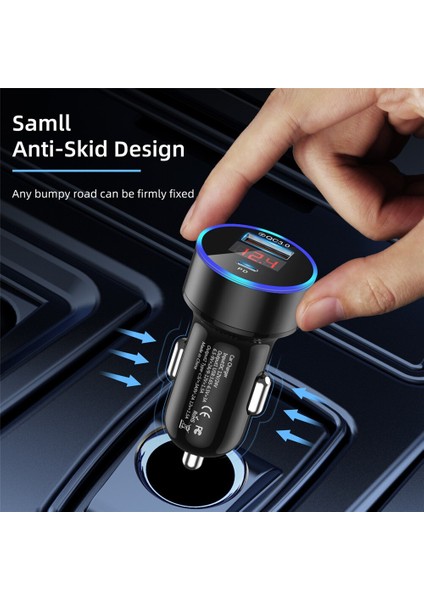 Uslıon USB Araç Şarj Cihazı Hızlı Şarj 3.0 Hızlı Şarj iPhone Için Şarj Cihazı 11 Xiaomi Mi Otomatik Tip C Qc Pd 3.0 Cep Telefonu Şarj Cihazı (Yurt Dışından) indirimleri