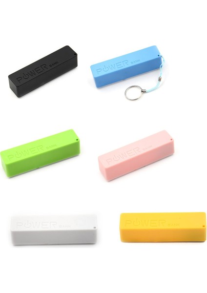 2 Stilleri Taşınabilir Güç Bankası 18650 Harici Yedek Pil Şarj Cihazı Anahtarlık ile USB Şarj Cep Telefonları Için Cep Telefonu (Yurt Dışından) indirimleri