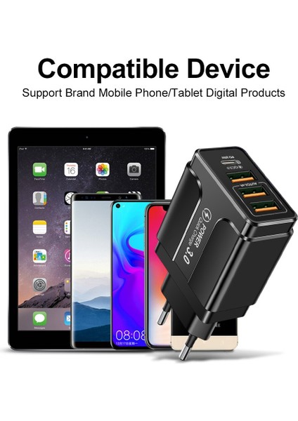 Pd Adaptörü USB C Şarj Cihazı Hızlı Şarj 3.0 Cep Telefonu Şarj Cihazı iPhone Samsung Xiaomi Için Hızlı Duvar Şarj Cihazları Tip C Güç Adaptörü (Yurt Dışından) indirimleri