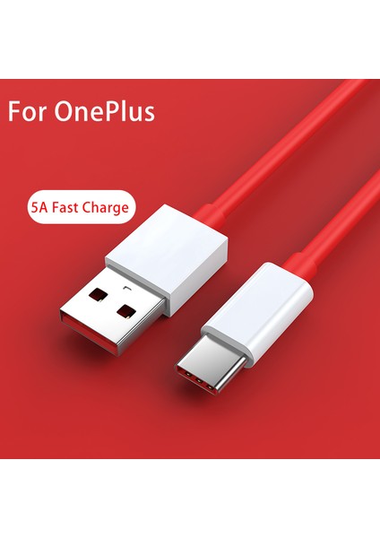 Oneplus Telefon Için Tip-C Kablo Şarj Kablosu 30W Yüksek Hızlı Iletim Veri Kablosu 5A Hızlı Şarj USB C Kablosu Şarj Kablosu (Yurt Dışından)