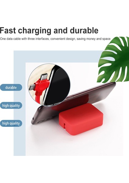 3'ü 1 Arada Şarj Kablosu Rulosu Geri Çekilebilir Braket Hızlı Şarj Kablosu Şarj Standı Kablosu Yatak Odası Için Açık Yeşil (Yurt Dışından) fırsatları
