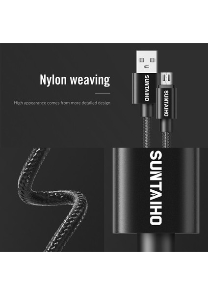 Mikro USB Kablosu 5A Hızlı Şarj Kablosu Cep Telefonu Mikro USB Kablosu Xiaomi Redmi Samsung Andriod Mikro USB Veri Kablo Kordonu (Yurt Dışından) fiyatları