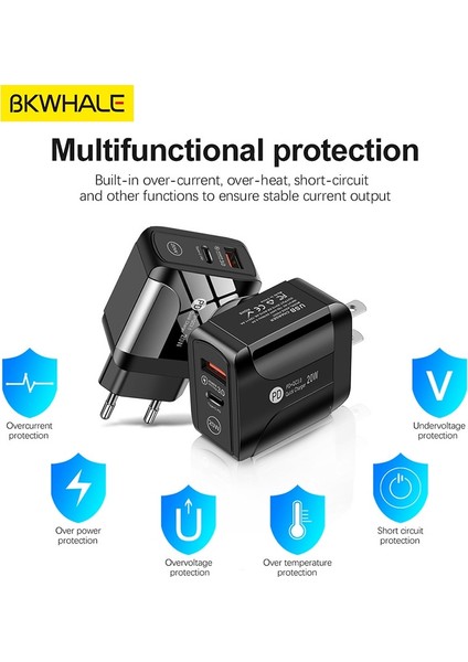 Bkwhale Pd3.0 20W Mini Hızlı USB Şarj Adaptörü Qc3.0 Cep Telefonu Duvar Şarj Cihazı IPHONE12 Xs x Pro Xiaomi Oppo (Yurt Dışından) indirimleri