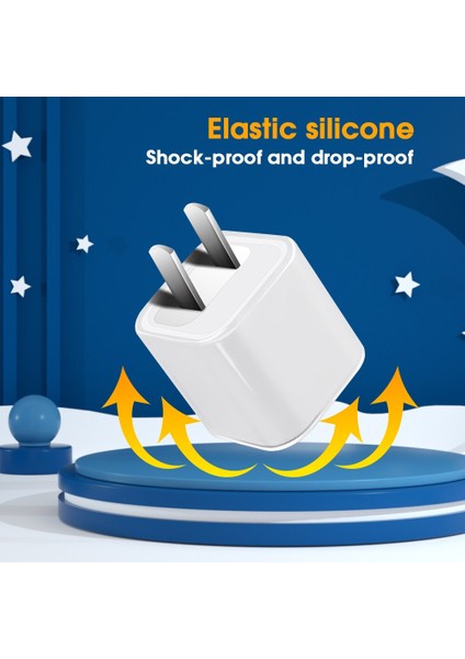 Şeffaf Şarj Cihazı Koruyucu Kapak Apple Iphone Ipad 5 W/18 W/20 W Şarj Cihazı Çizilmez Yumuşak Tpu Şeffaf Kılıf Kol (Yurt Dışından) fırsatları