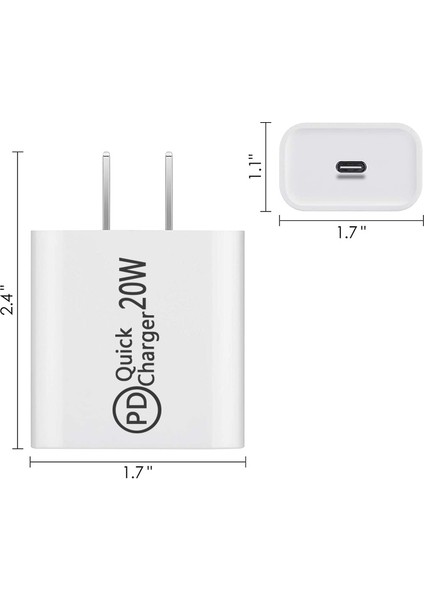 Evrensel Seyahat Cep Telefonu Şarj Adaptörü 20 W Akıllı Telefon USB Hızlı Şarj iPhone 13 12 Samsung Için Şarj Kafası (Yurt Dışından) indirimleri