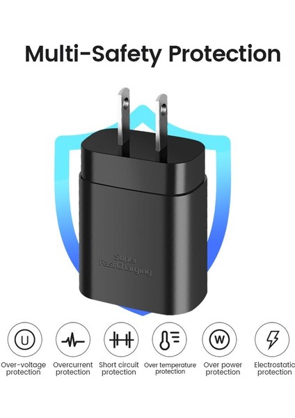 25W Pd Şarj Cihazı USB Tipi C Cargador Samsung Galaxy S22 S21 S20 Not 20 A71 A80 S8 S7 S10 Hızlı Şarj Güç Adaptörü Chargeur (Yurt Dışından) indirimleri